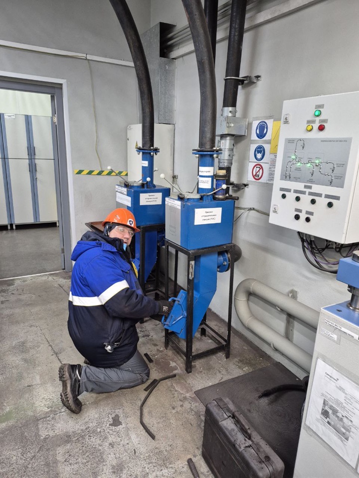 Завершено плановое сервисное обслуживания системы пневмопочты Стрела