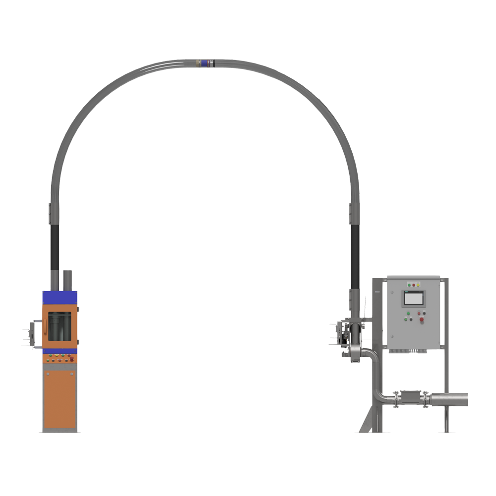 Система доставки металлургических проб в лабараторию в контейнерах пневмопочта "Стрела"